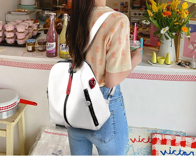 Stylish Women's Soft Leather Backpack | Ideal for Travel & School