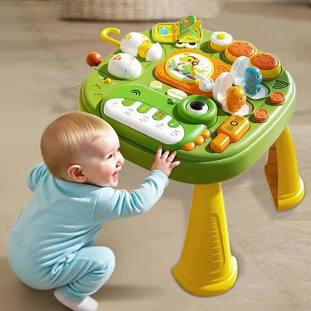 Portable Infant Learning Table | Interactive Montessori Toy