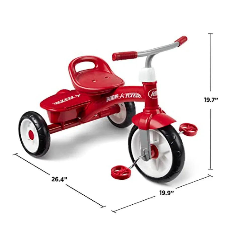 Durable Three-Wheel Tricycle for Toddlers | Safe & Fun Ride