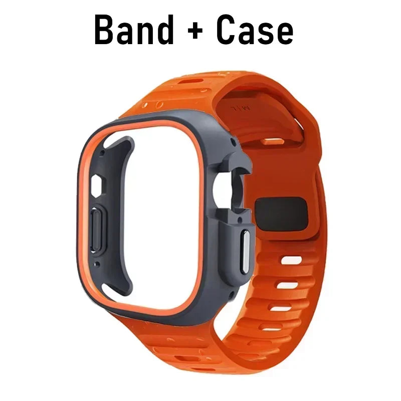 Versatile TPU Case & Silicone Strap for Smartwatches