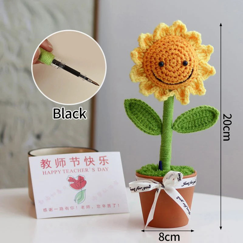 Handmade Crochet Flower Pot | Perfect Gift for Any Occasion