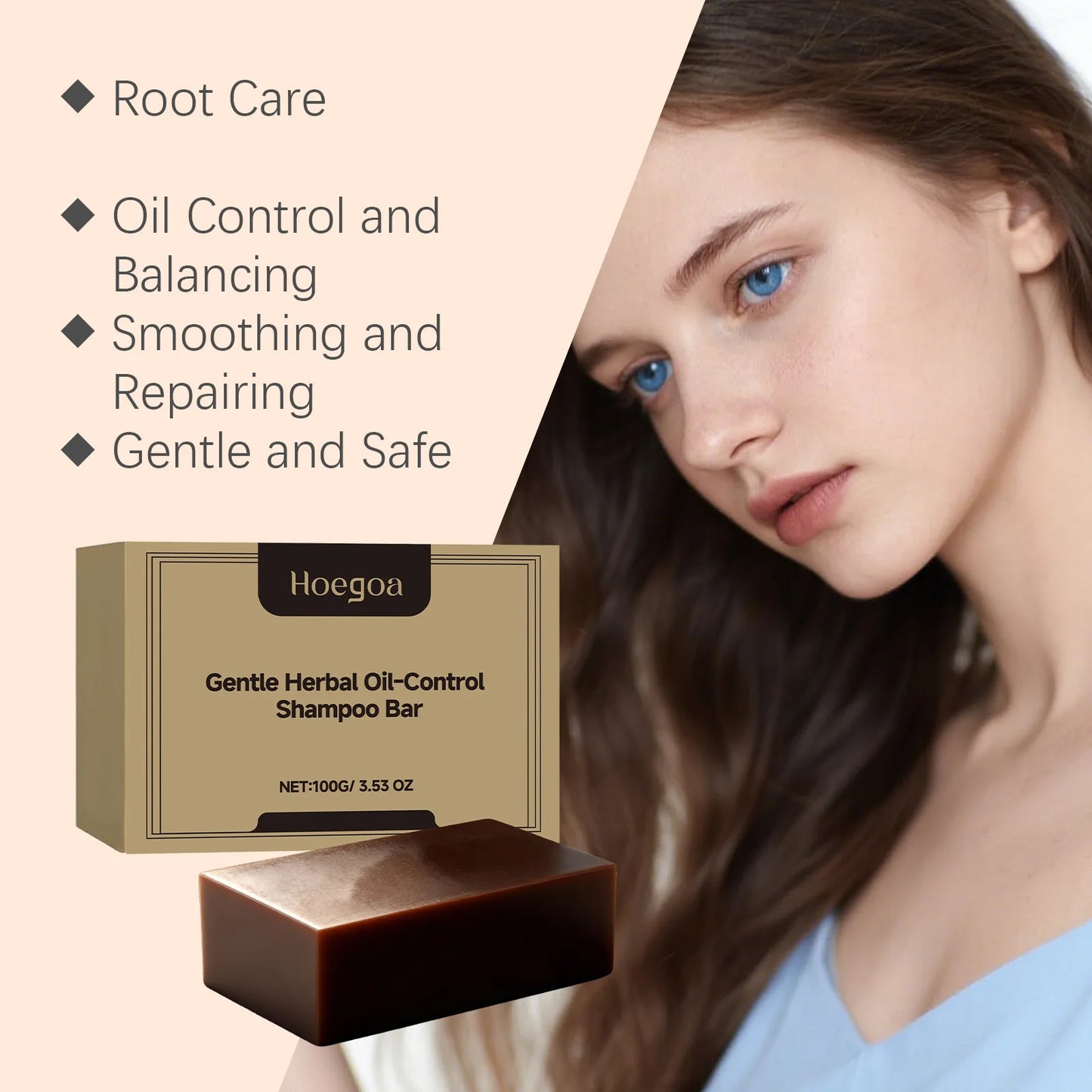 Herbal Oil-Control Shampoo Bar | Nourishing Hair Care Solution