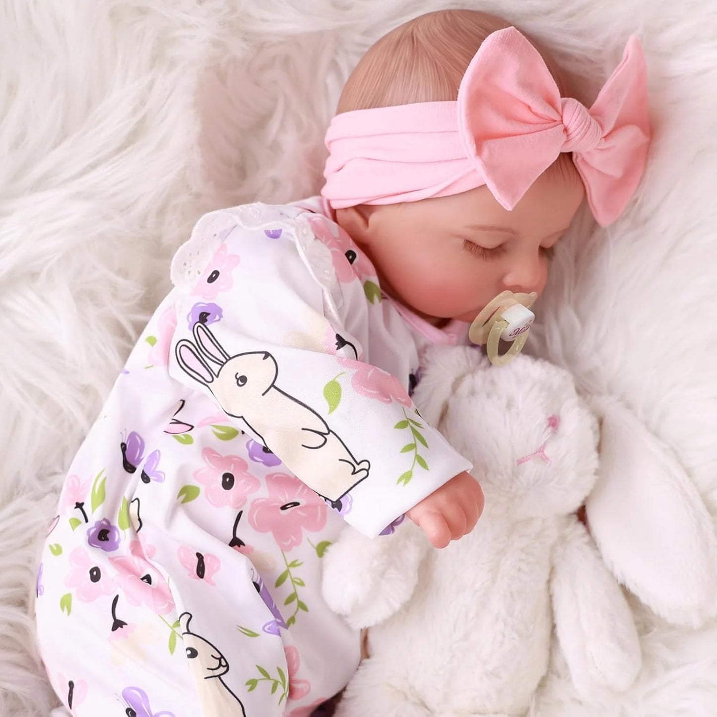 Muñeca Reborn Bebé Realista de 18 Pulgadas con Accesorios