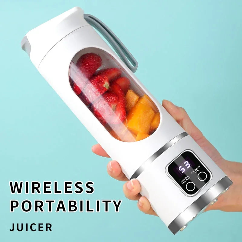 Portable Fruit Juicer | USB Rechargeable Blender for Smoothies