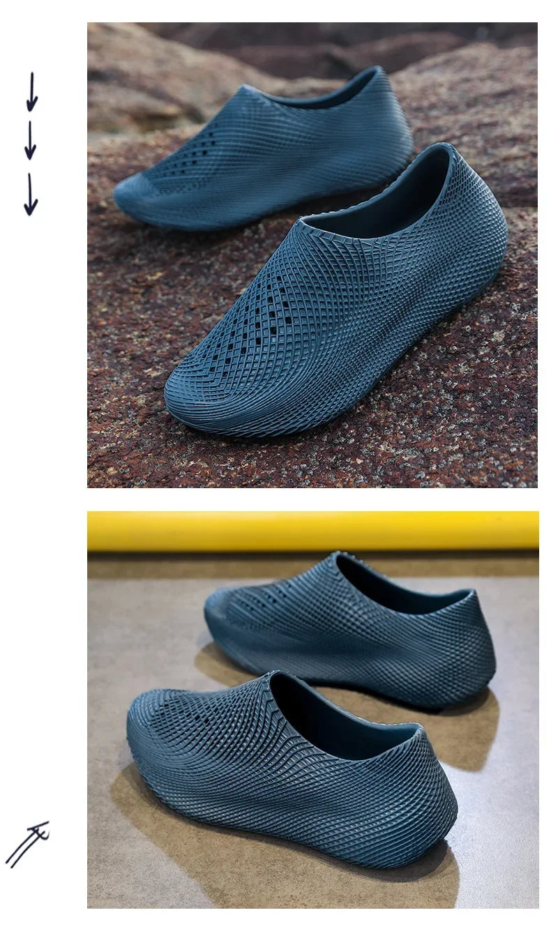 Designer Lightweight Luxury Summer New 3D Hole Hole Shoes Full Wrap Couple Casual Sandals Outdoor Beach Shoes for Men