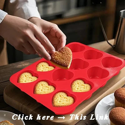 Silicone Non-Stick Donut and Muffin Baking Mold Tool