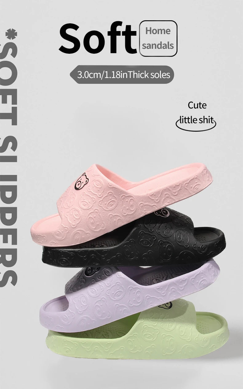 Non-Slip Women's Indoor Summer Slippers | Comfortable Bathroom Sandals