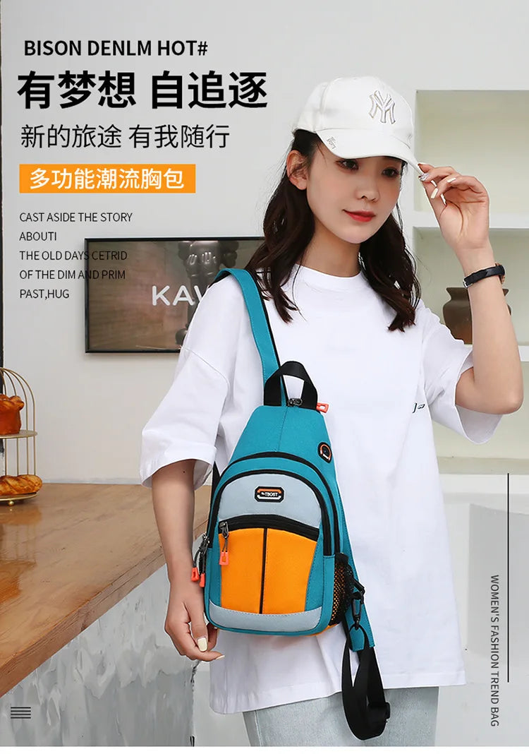 Women's Multifunctional Crossbody Bag | Waterproof Oxford Fabric