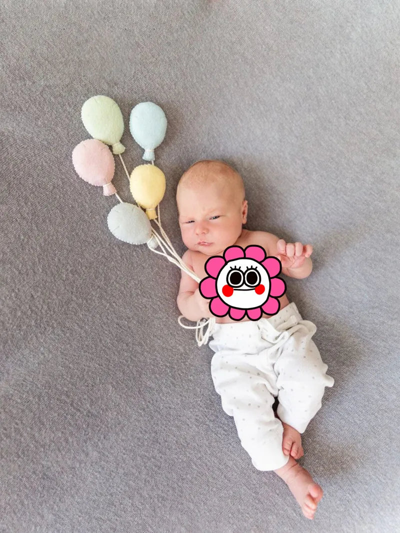 Handmade Balloon Cloud Baby Photography Props | Perfect for Infants