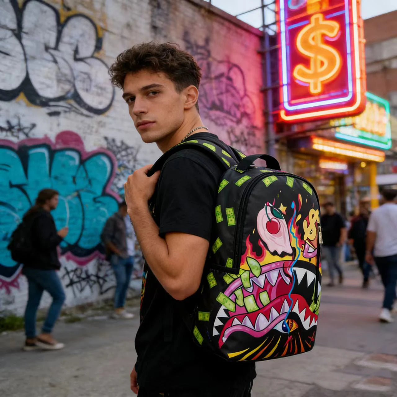 Versatile Street-Style Backpack | Large Capacity Travel Bag