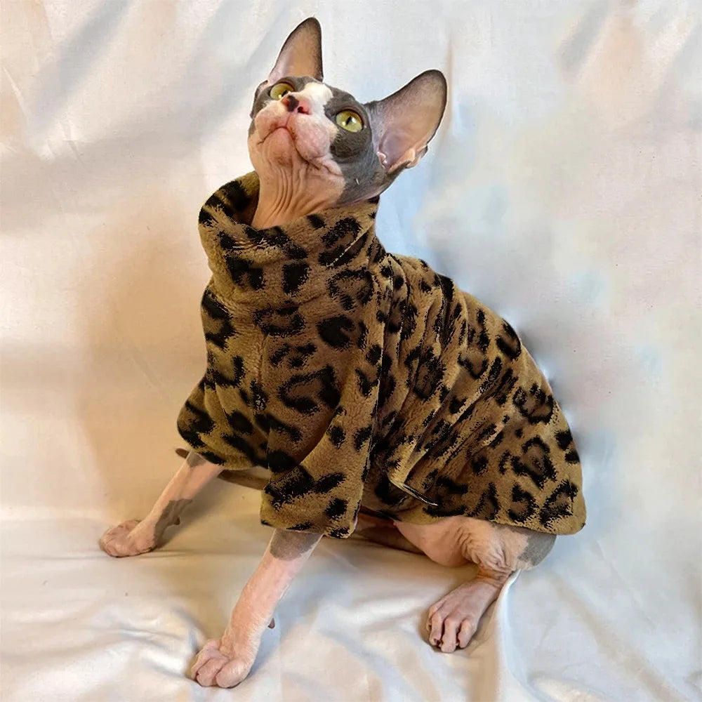 Ropa Abrigadora y a la Moda para Gatos Sphynx | Atuendos Cálidos de Invierno