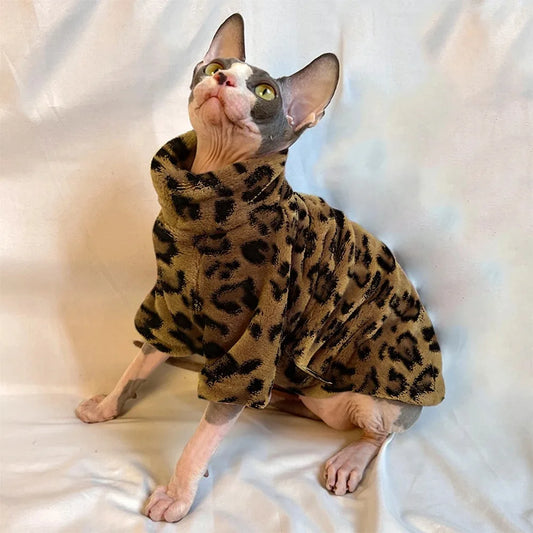 Ropa Abrigadora y a la Moda para Gatos Sphynx | Atuendos Cálidos de Invierno