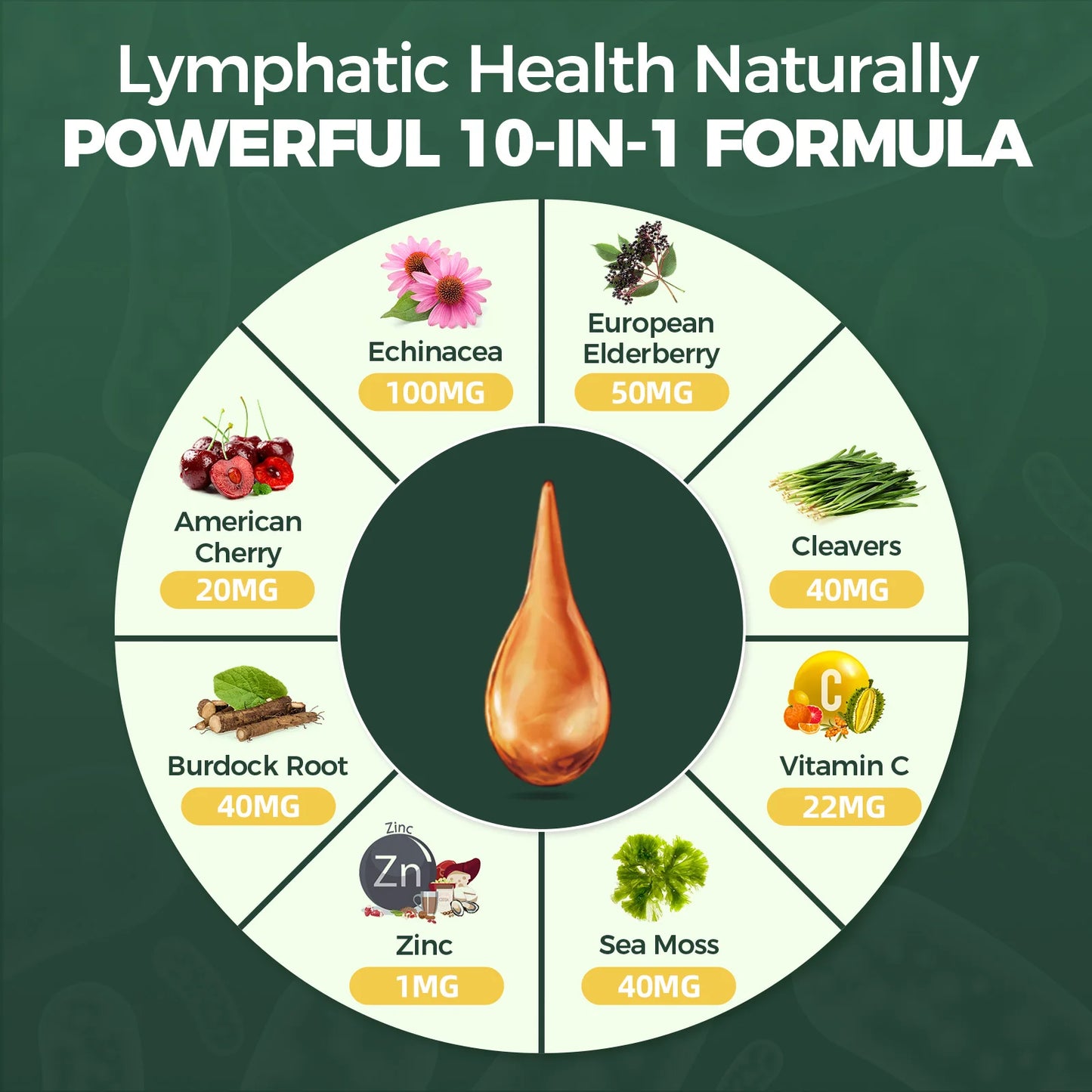 Lymphatic Drainage Drops | Detox, Circulation & Immune Support