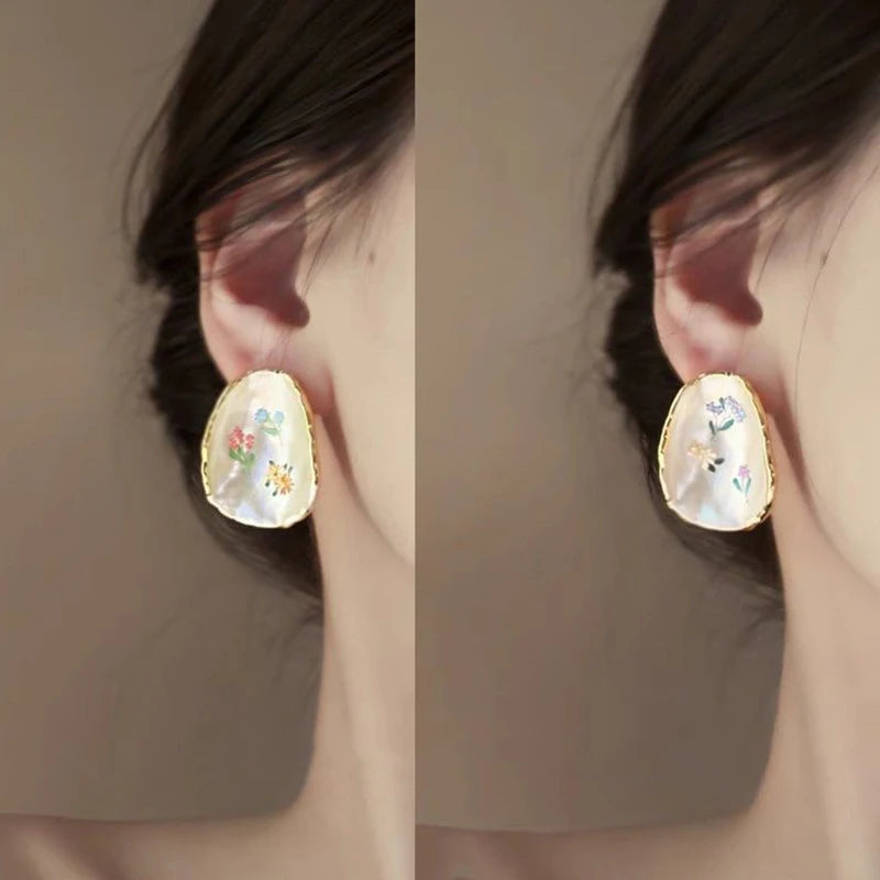 Elegant Flower Earrings for Women | Exquisite Vintage Jewelry