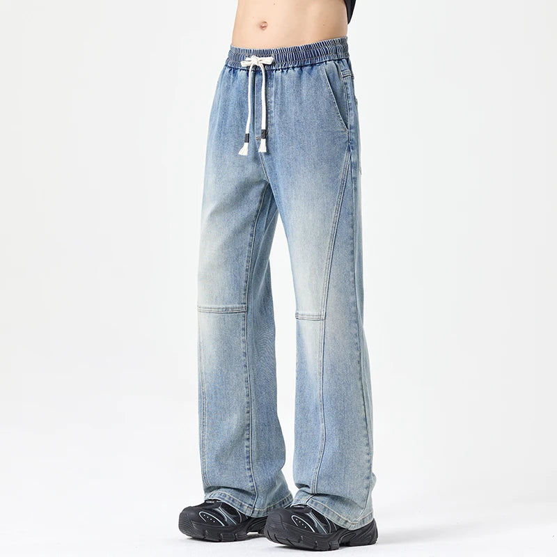 Men's Flared Boot Cut Jeans | Comfortable Vintage Casual Trousers
