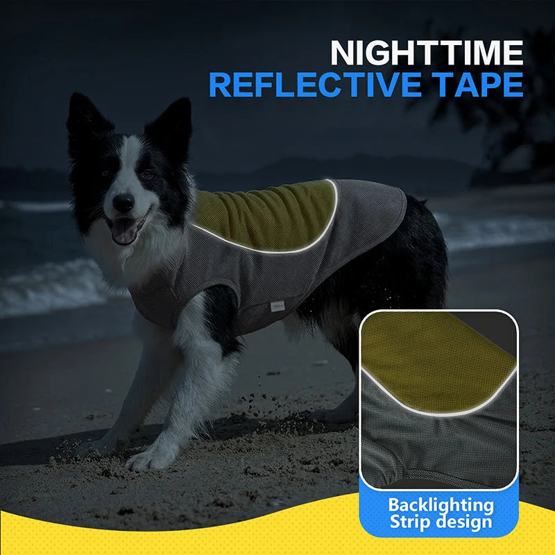 Pet Summer Cooling Vest | Breathable Heat Relief for Dogs