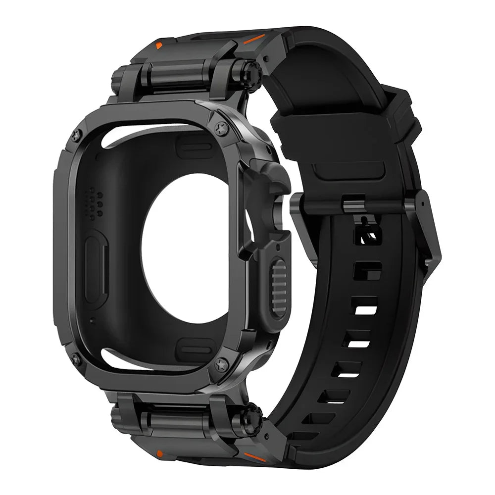 Funda protectora de TPU y pulsera de silicona para Apple Watch