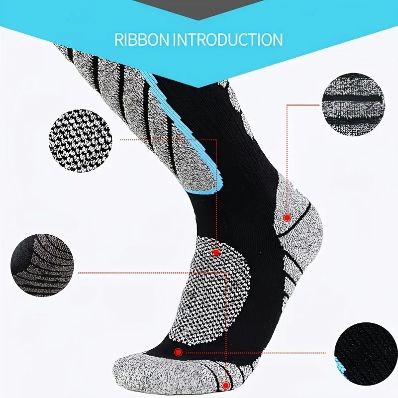 Unisex Compression Knee High Ski Socks | Essential Outdoor Gear