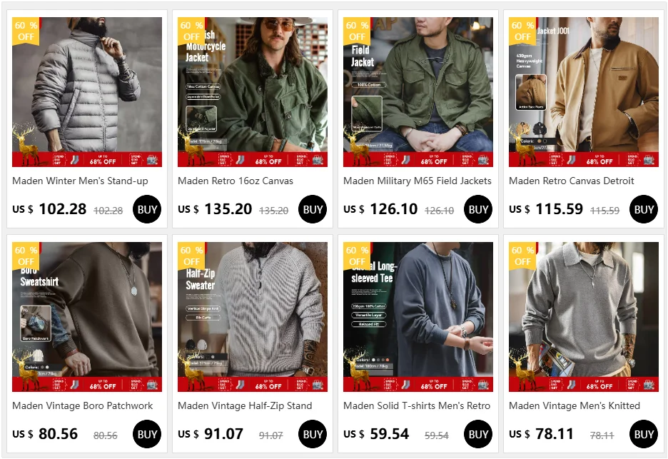 Men's Vintage Casual Loose Fit Cargo Pants | Comfortable Chino Trousers