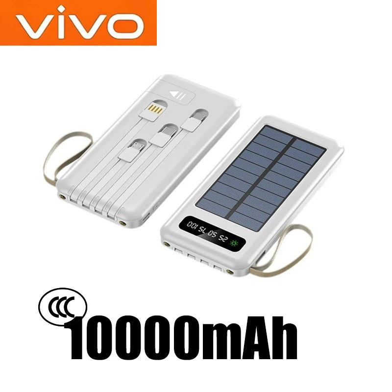200000mAh Solar Power Bank | Fast Charging Portable Battery