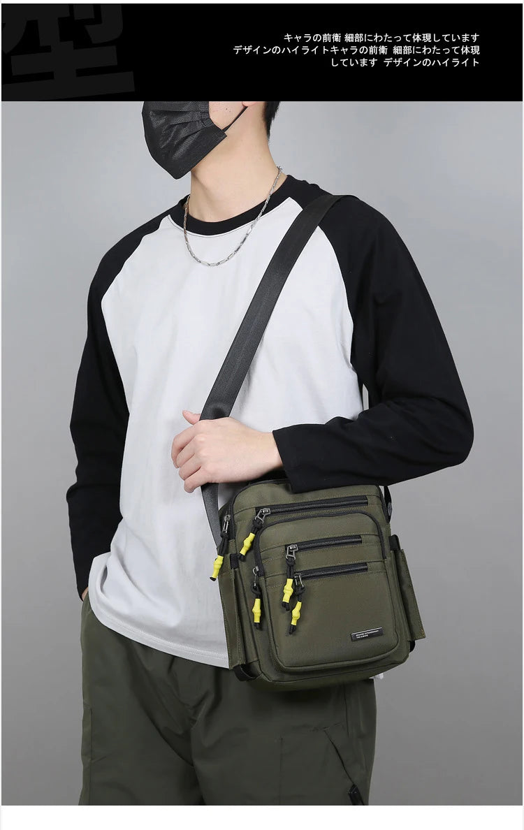 Bandolera de viaje multifuncional para hombre | Elegante y duradera