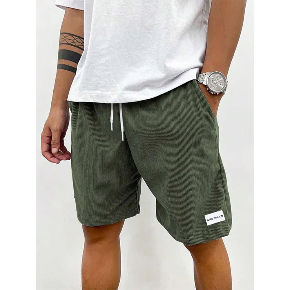 Men's Casual Corduroy Sweatpants | Comfortable Beach Basketball Shorts