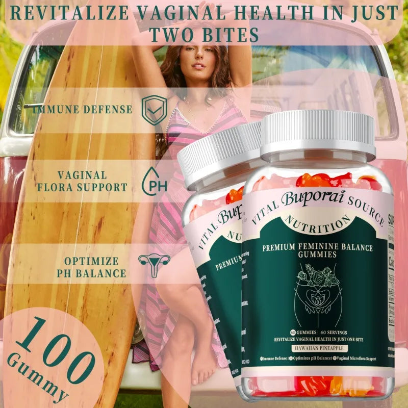 Premium Feminine Balance Gummies | Support Digestion and Immunity