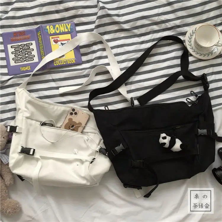 Stylish Canvas Messenger Bag | Versatile & Spacious Travel Companion