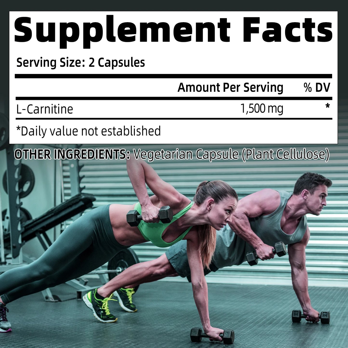 L-Carnitine Capsules for Fat Burning & Enhanced Focus