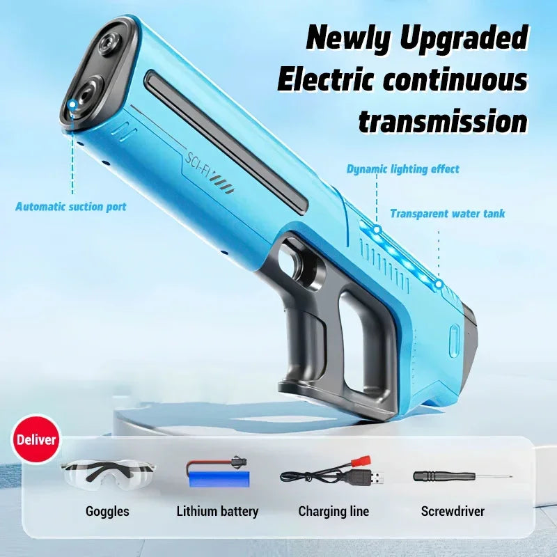 Electric Automatic Water Storage Spray Gun | Summer Fun