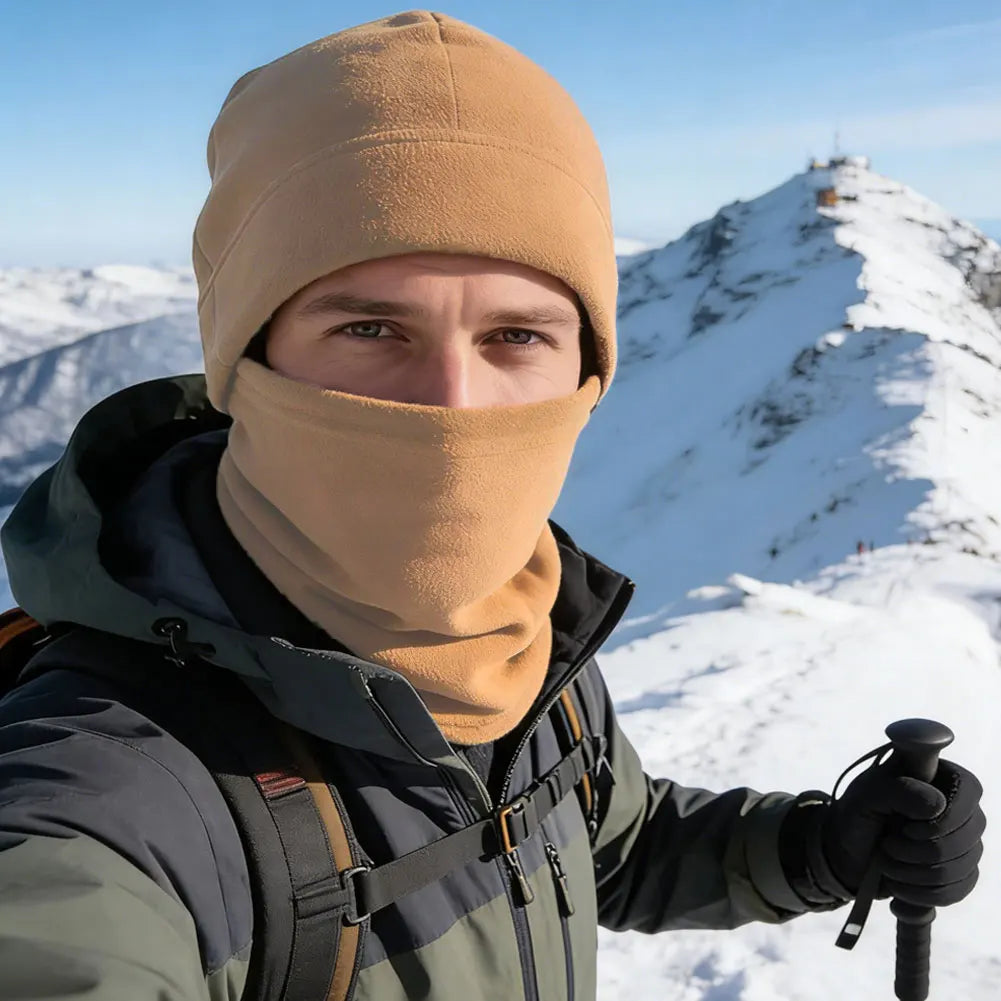 Unisex Winter Fleece Balaclava Set | Versatile Thermal Hat & Scarf