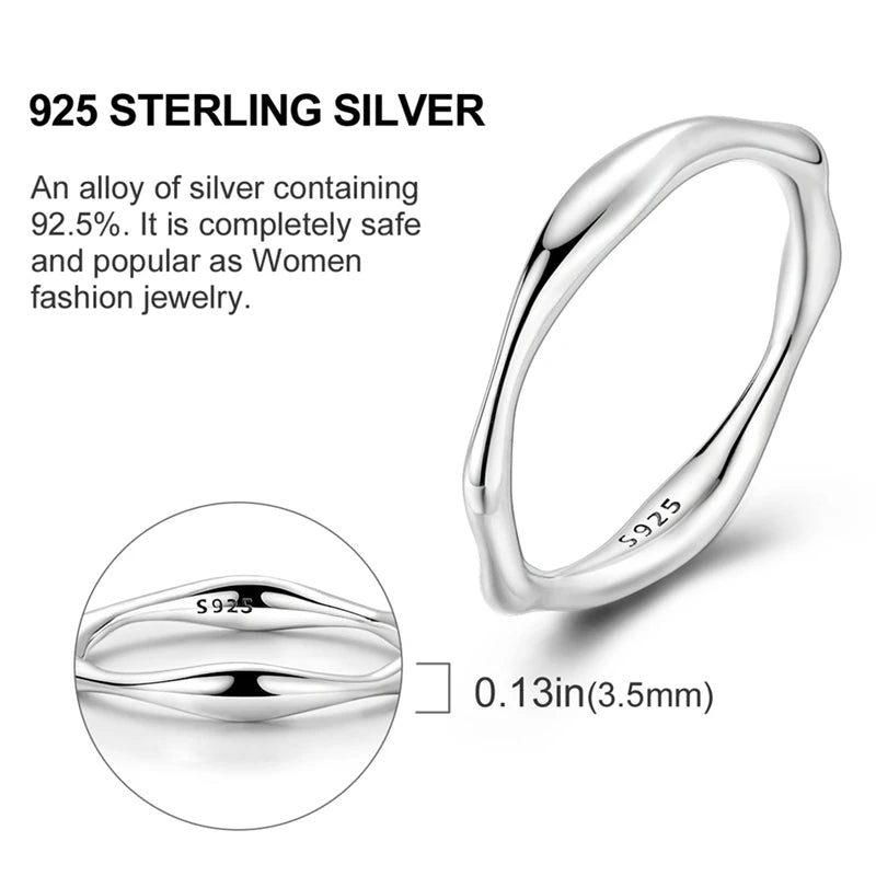 Elegant 925 Sterling Silver Infinite Love Ring | Luxury Wedding Jewelry