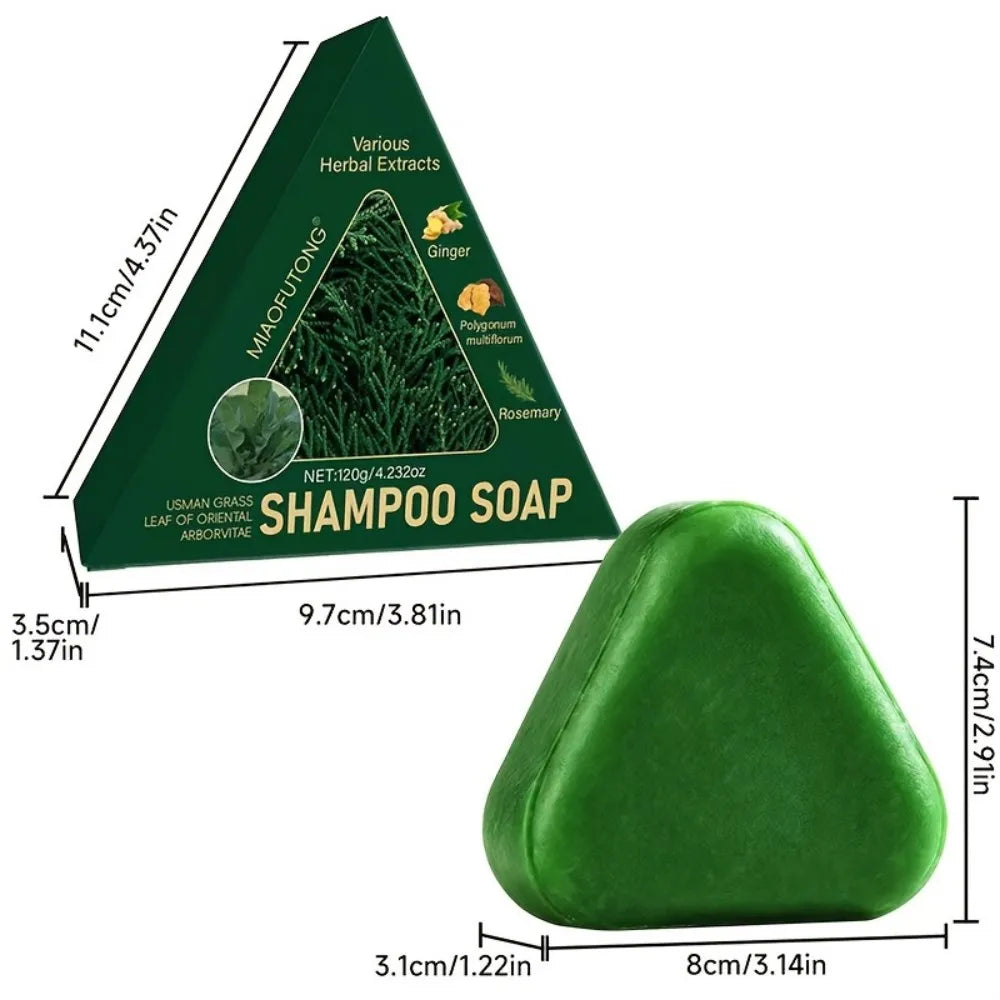Natural Herbal Shampoo Soap | Nourishing Hair Care for All