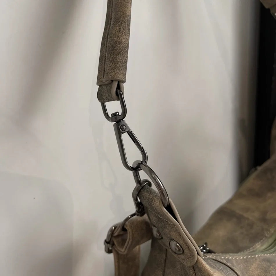 Bolso Bandolera Elegante de Cuero Sintético Suave para Mujer | Con Estilo y Práctico
