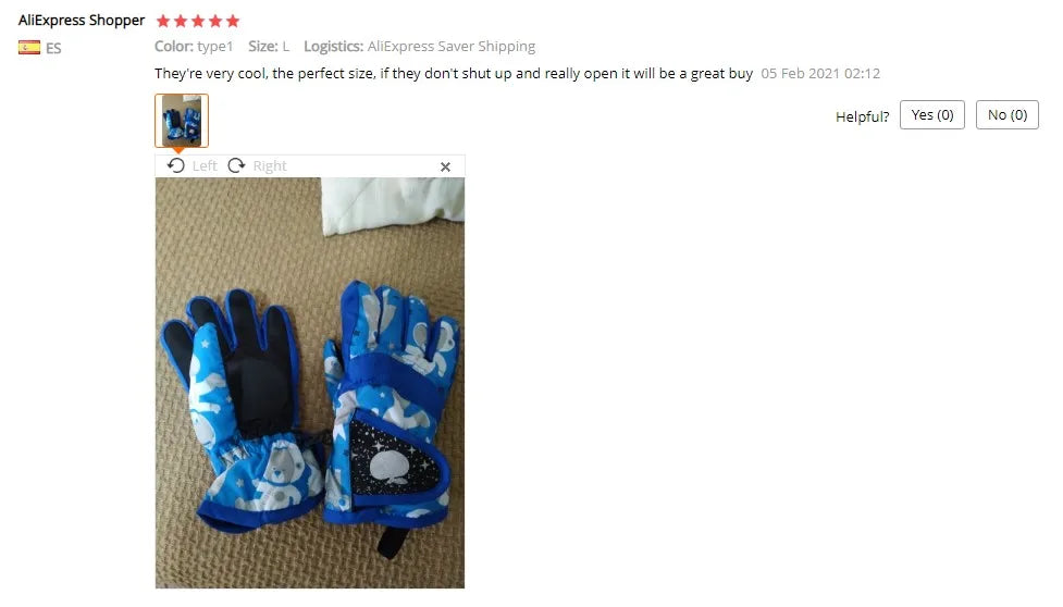 Winter Warm Snowboarding Ski Gloves for Kids | Waterproof & Breathable