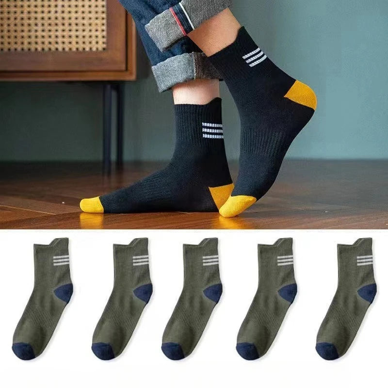 Men's Comfortable Mid-Length Sport Socks | 10 Pairs of Warm Style 2026