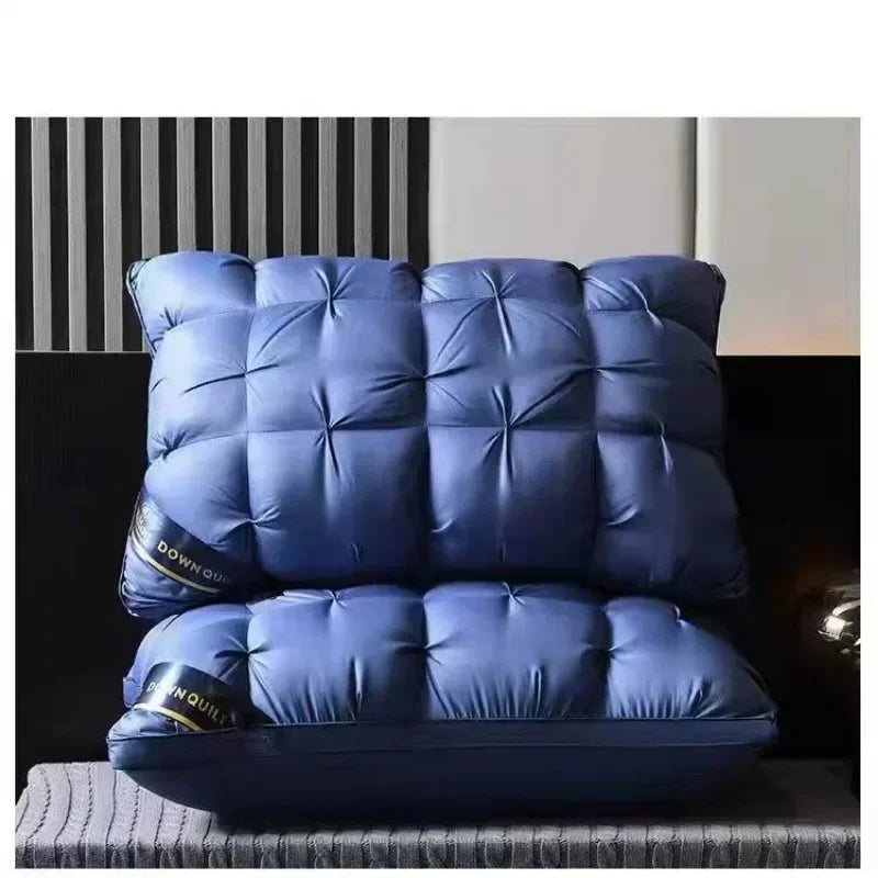 Luxury 100% Cotton Goose Down Pillow | Comfortable Bedding Gift