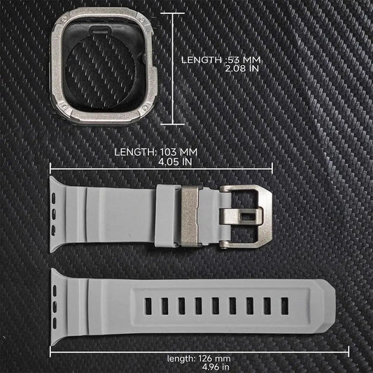 Waterproof Silicone Strap and Case for Smartwatches | Durable & Stylish