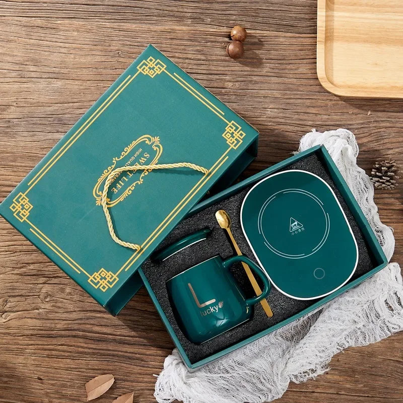 Portable Thermostatic Ceramic Coffee Cup | Perfect Gift Idea