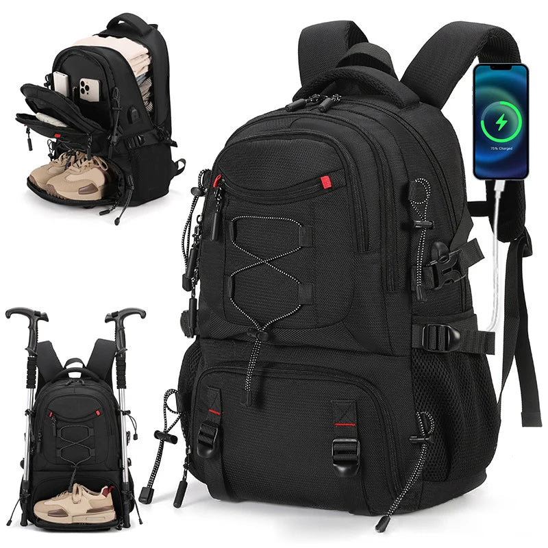 Lightweight USB Travel Backpack | Perfect for Hiking & School