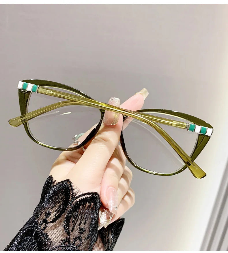 High Definition Anti Blue Light Cat Eye Glasses | Stylish Eye Protection