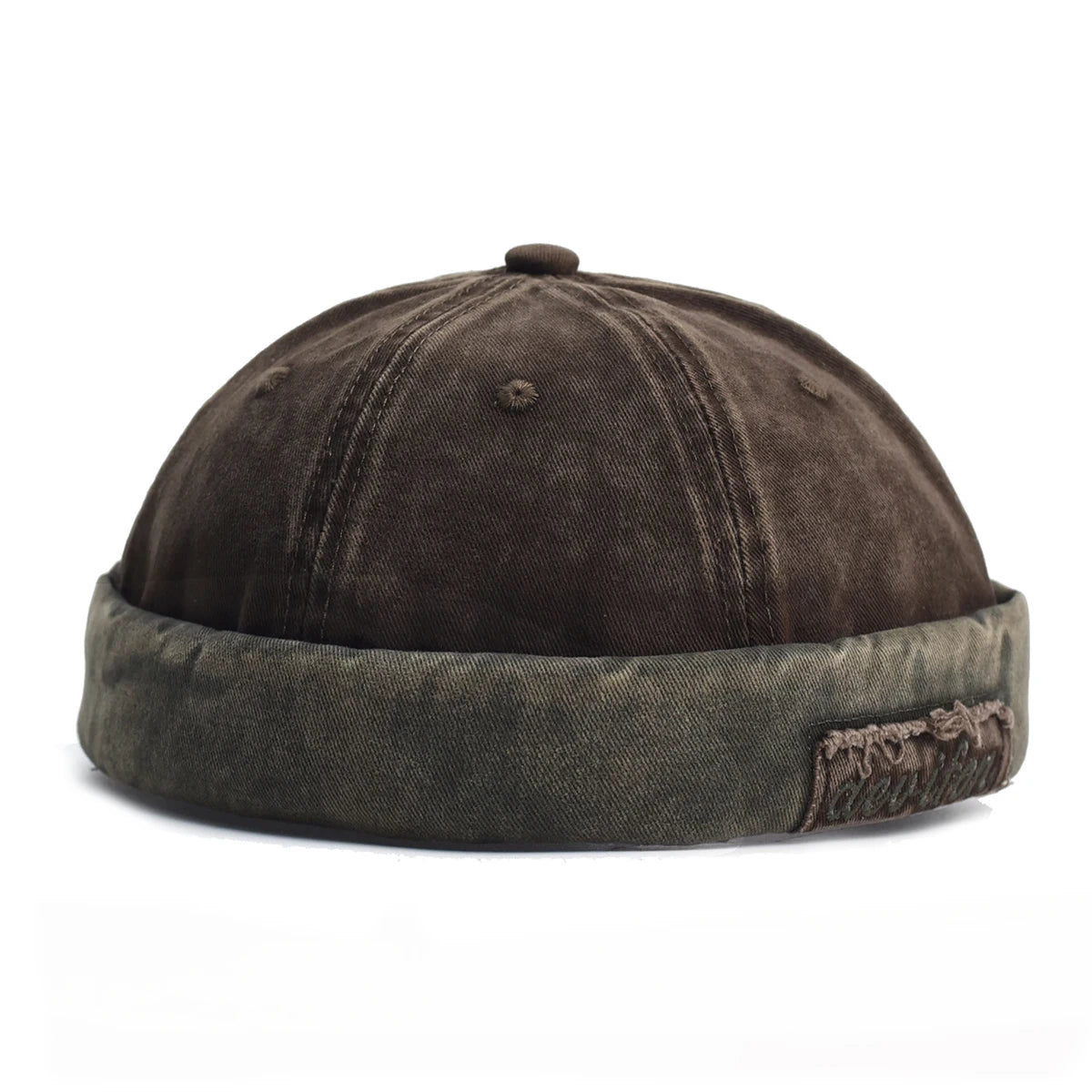 Washed Docker Beanie | Brimless Retro Street Style Cap
