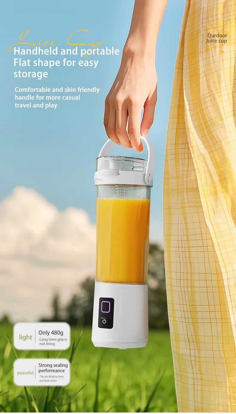 Rechargeable Mini Juicer Cup | Portable Blender for Home & Travel