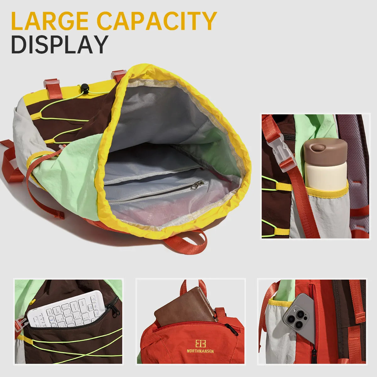 Large-Capacity Waterproof Hiking Backpack | Versatile Travel Bag