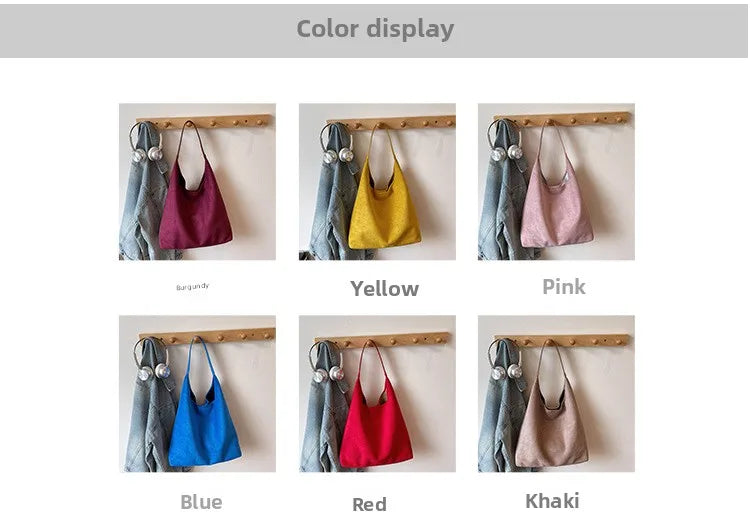 Stylish Winter Suede Shoulder Bag | Large Capacity Crossbody Bag