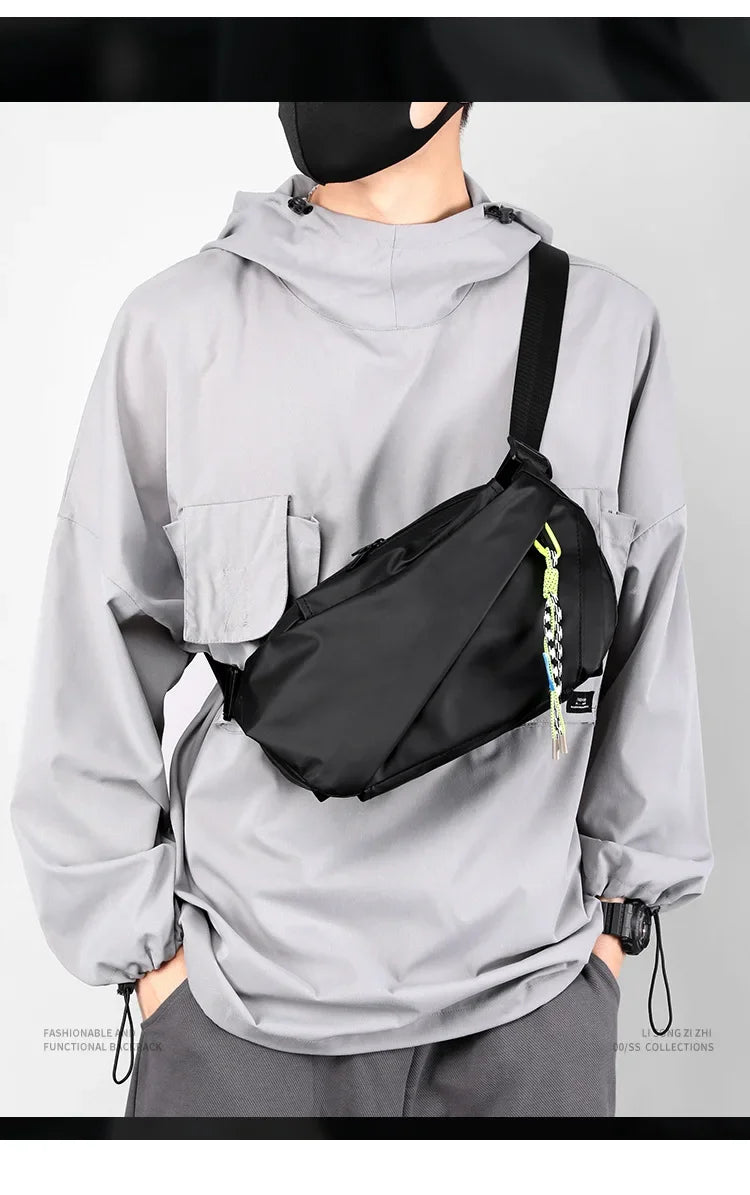 Large Capacity Waterproof Shoulder Chest Bag for Outdoor Sports