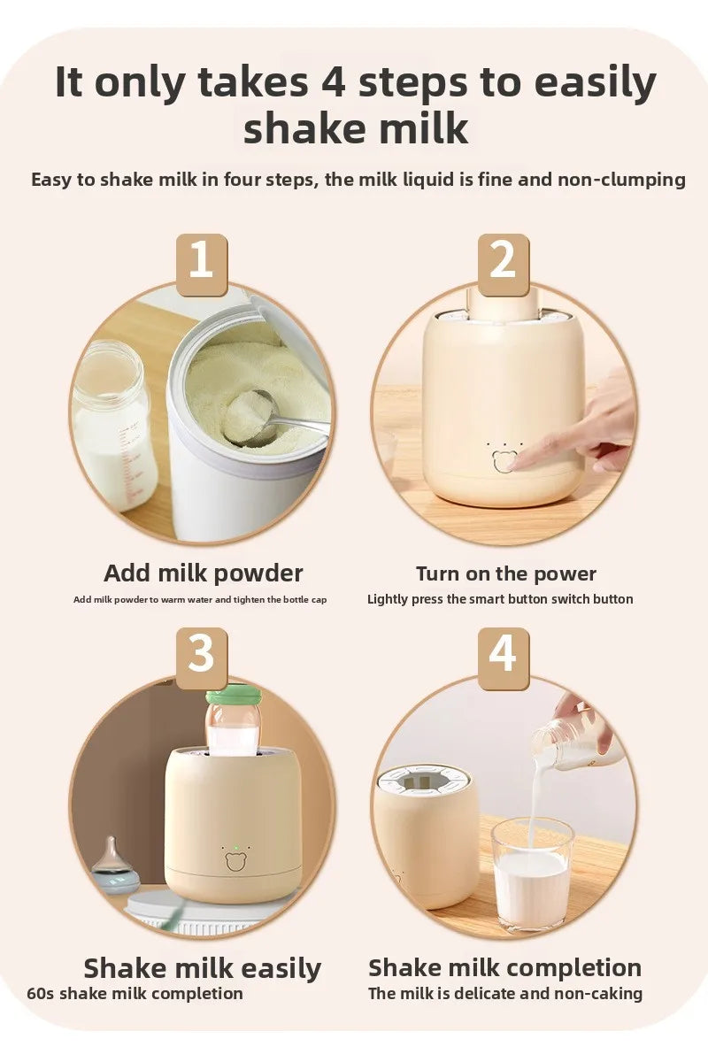 Portable Electric Milk Shaker | Smart Milk Foaming Machine