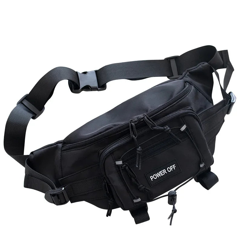 Punk Hip Hop Tactical Techwear Chest Bag Unisex Motorcycle Sport Waterproof Shoulder Crossbody Bags Outdoor Casual Fanny Pack 가방