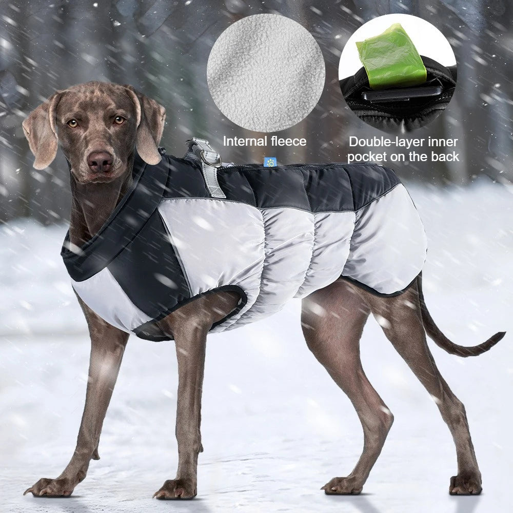 Abrigo Térmico de Invierno para Perros | Chaqueta Aislante y Reflectante para Mascotas