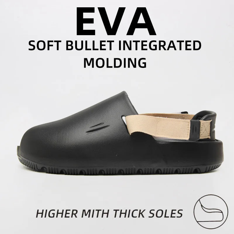 Men's Open-Toe EVA Slippers | Anti-Slip & Odor-Resistant Comfort